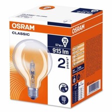 Ampoule Osram halogene globe G95 57w = 75w E27