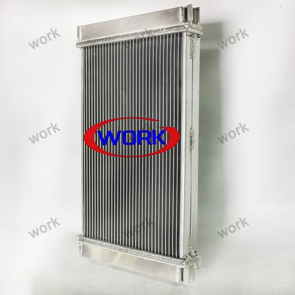 Radiador de aluminio de 2 filas para 1983-1988 1984 1985 PORSCHE 944 2,5 L 2,7 L AT & MT Foto 4 de 4