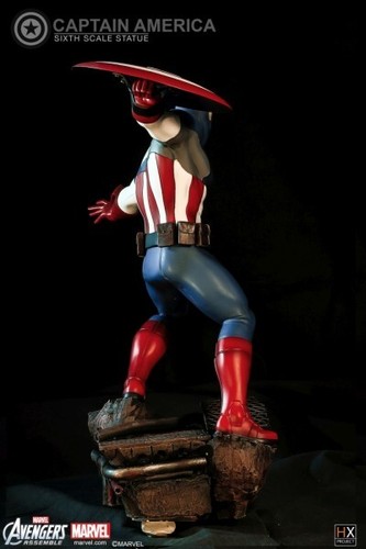 Estatua XM Studio HX Capitán América NUEVA SELLADA ENVÍO GRATUITO EE. UU. UE Asia - Imagen 4 de 6