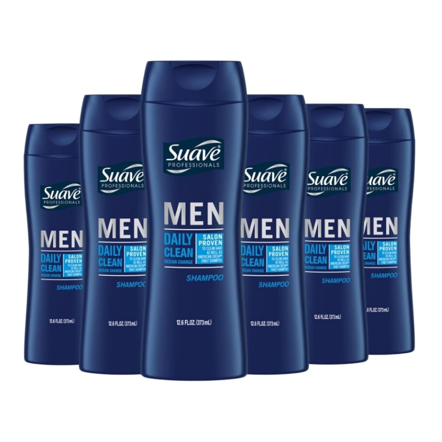 6 Pack - Suave Men 2 In 1 Shampoo And Conditioner  Ocean Charge 12.6 oz