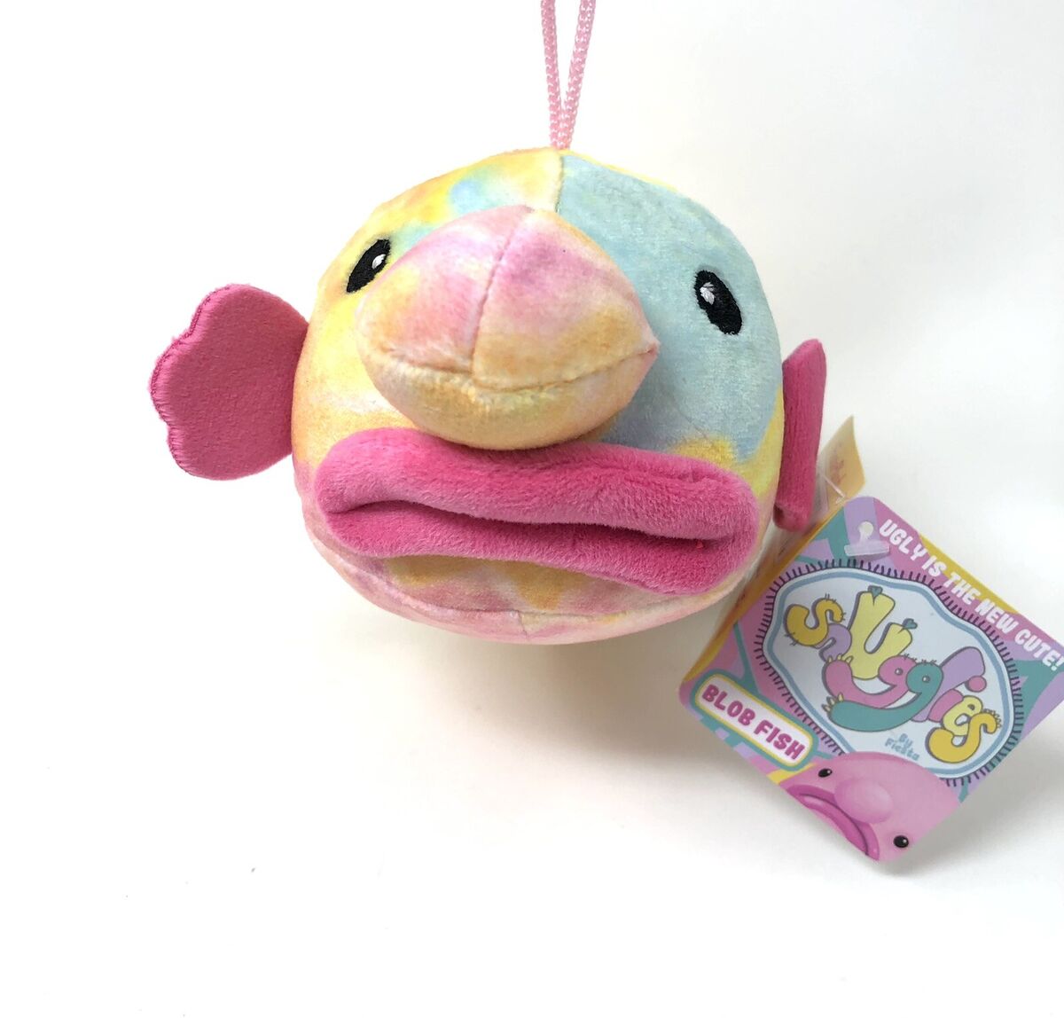 39 Blob Fish Plush - Pink Or Tie Dye