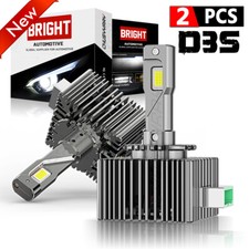 For Chevy Traverse 2019 2020 2021 D3S LED Headlight Bulb Kit High/Low Beam 6000K