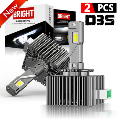 For Chevy Traverse 2019 2020 2021 D3S LED Headlight Bulb Kit High/Low Beam 6000K