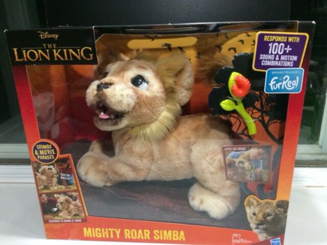 Disney The Lion King FURREAL Mighty Roar Simba Interactive Plush Toy, NEW! | eBay