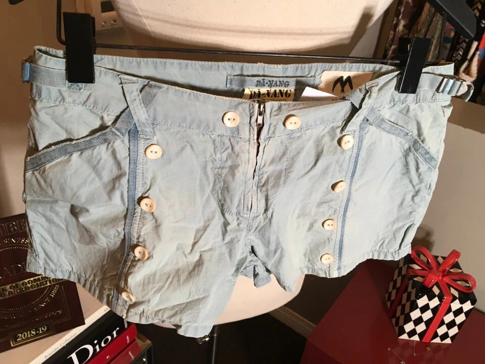 Pantalones Cortos Da-Nang Talla M Algodón Verde Menta Nuevos con Etiquetas 2400-452-9520 Foto 3 de 4