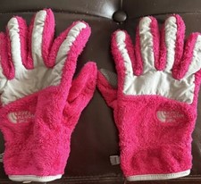 The North Face Pair Of Girls Sz Large Gloves Thermal, In Hot Pink A 