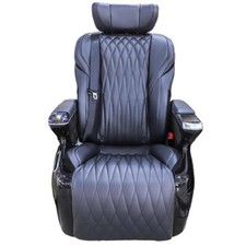 Captains Chair For Van Usb Charger Temp Control Massage Foot Rests Real Leather