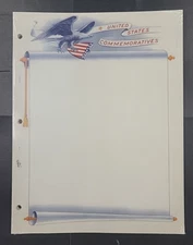 REPLICA White Ace Album Pages For US, Eagle Top, 20 Pack Free Shipping
