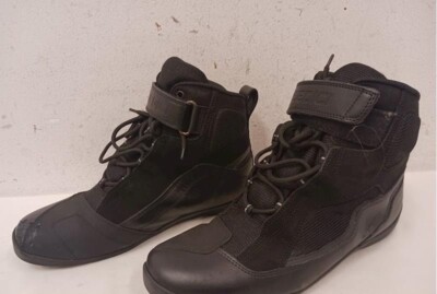 Sedici Podio Street Riding Light Weight Motorcycle Black Boot Men s Size 11 US