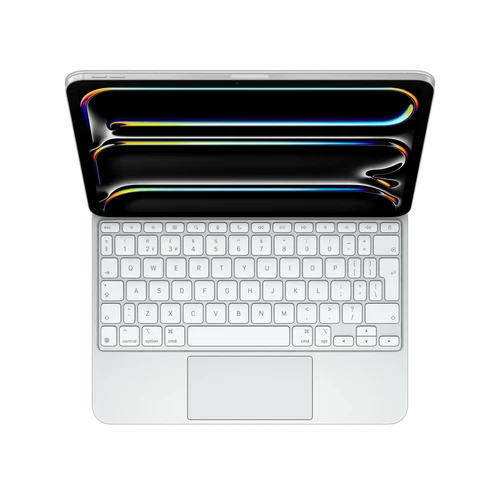 Genuine Apple Magic Keyboard for 11" iPad Pro M4 White - UK English MWR03B/A