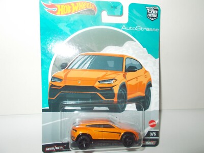 Hot Wheels CAR CULTURE PREMIUM LAMBORGHINI URUS ORANGE 3/5 MIB