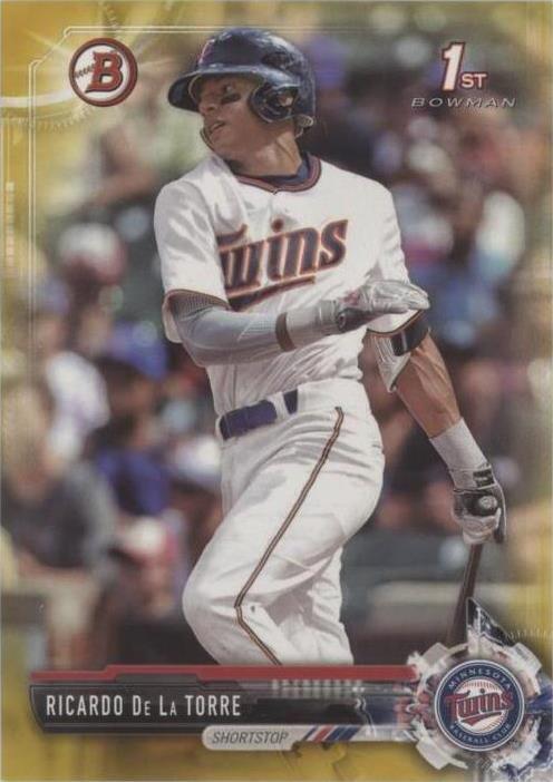 2017 Bowman Draft - Ricardo De La Torre #BD-190 for sale | eBay