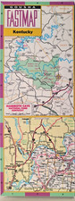 Kentucky State - Gousha Laminated Fastmap