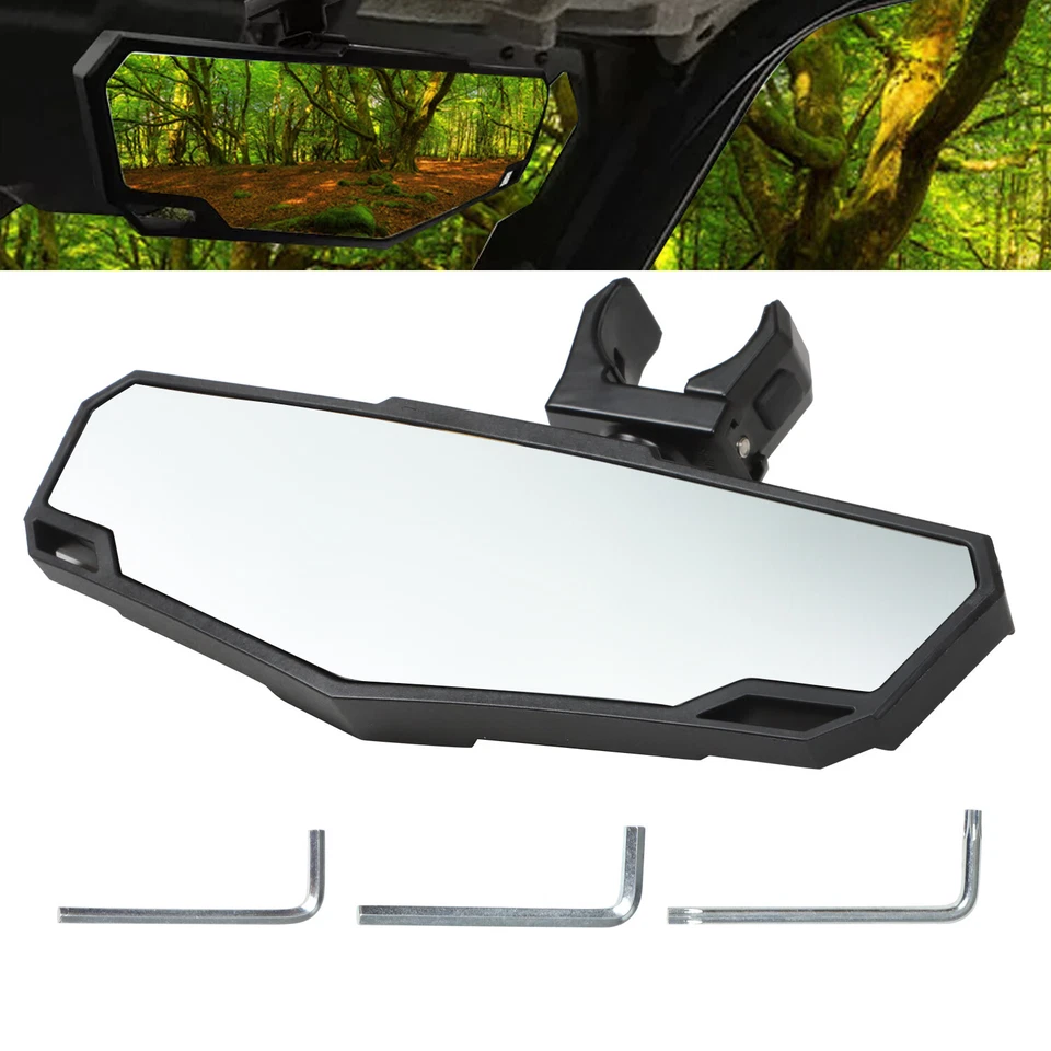 Espejo retrovisor central convexo Racing UTV para Kawasaki Teryx KRX 1000 2020-2024 Foto 2 de 4