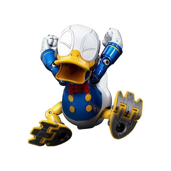 BLITZWAY CARBOTIX Donald Duck Disney Movable Figure Painted Robot