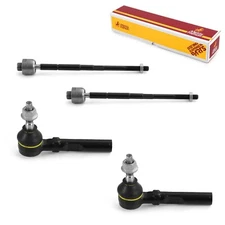 Inner & Outer Tie Rod End for Chevy Express 1500 2500 GMC Savana 1500 Savana 4PC