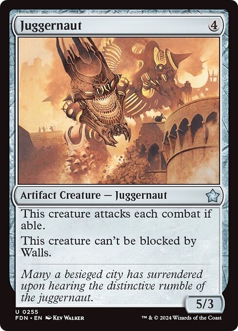 JUGGERNAUT x4 mtg NM-M Foundations 4 Unc