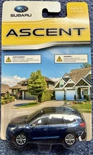 1/64 Subaru Ascent Diecast Car AeroPro Abyss Blue Pearl