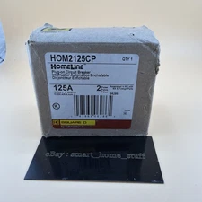 Square D Homeline 125 Amp 2-Pole Circuit Breaker - HOM2125CP NEW IN BOX