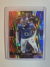 2025 Panini Select - Premier Level Brian Burns #194 Red & Blue Shock Prizm