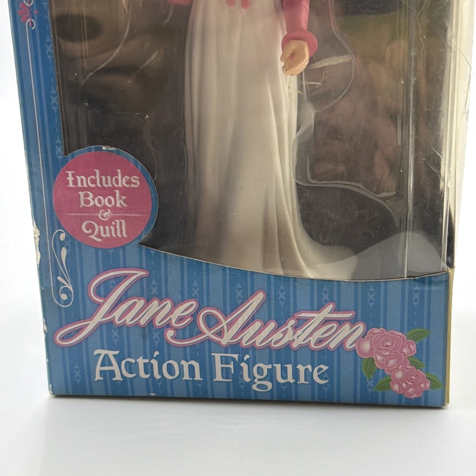 Figura de acción Jane Austen de Archie McPhee 5,5" Book & Quill 2013 muñeca juguete NUEVO Foto 4 de 4