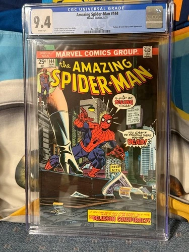 AMAZING SPIDER-MAN #144 FIRST APPEARANCE OF GWEN STACY CLONE CGC 9.4