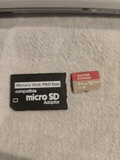 PSP Memory Stick Memory Stick Adapter Plus 64 GB Memory Card For Sony PSP
