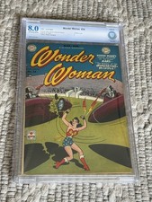 Wonder Woman # 34 From 1949 Robot Cover CBCS Graded/Sealed 8.0 or Very Fine