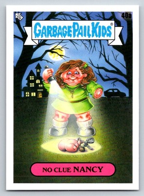 2022 Topps Garbage Pail Kids: Book Worms #40a No Clue Nancy