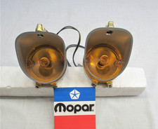 Restored 1972 Road Runner Satellite Front Turn Signal Assemblies W Amber Lens