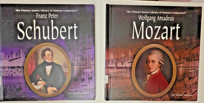 Mozart & Schubert Primary Source Library Famous Composers 2-Book Bundle Homeschl