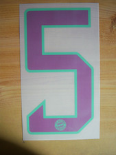 FC Bayern München orginal Flock Zahl 5 Gr. 164 bis XXXL