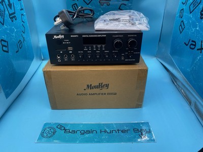 Moukey Stereo Power Audio Verstärker 220W Bluetooth 5.0, 2.0 Kanal Stereo Audio