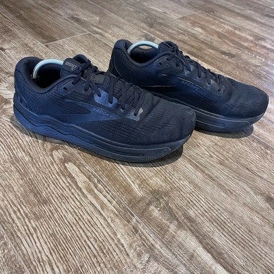 Brooks Ghost Max 2 Men s Size 13D Wide All Triple Black Ebony Shoes Sneakers