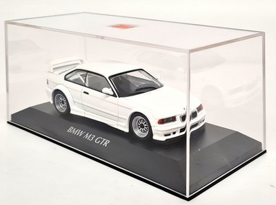 Maxichamps 1/43 BMW M3 E36 GTR 1993 White Diecast Scale Model Car