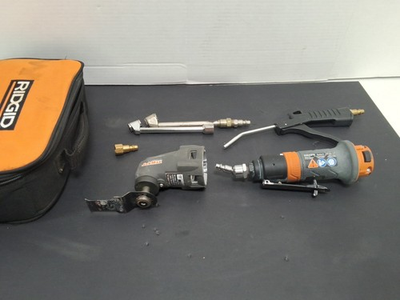 #ad Ridgid Pnuematic Jobmax Air Multi Tool R9020PN Power Handle W R8223404 HEAD $59.99