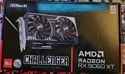 ASRock Challenger AMD Radeon RX 9060 XT 16GB OC Edition Graphics Card