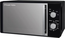 Russell Hobbs RHM2060B 800W 20L Manual Microwave Oven 5 Power Levels - Black.