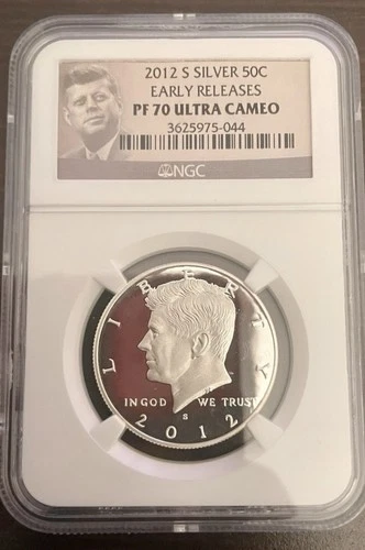 2012-S Silver Kennedy Half Dollar NGC PF70 Ultra Cameo - Early Release