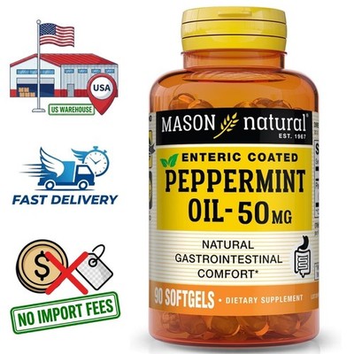 Aceite de Menta Piperita 50 mg (Mentha piperita) 90 Cápsulas Blandas
