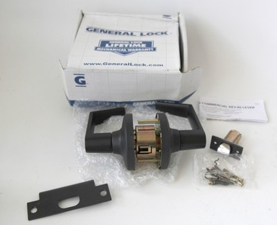 General Lock L110R 613 234 S ANSI Cylindrical Leverset US10B Dark Bronze