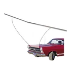1966-67 Fairlane Hood Lip Moulding Trim 500 XL GT Ford New