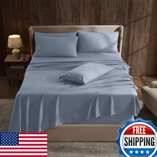 Hearth  Harbor Extra Deep Pocket Sheet Sets, Luxury Soft 6 Piece Bed Sheet Set