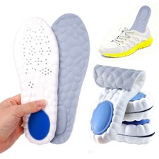 Unisex Orthopedic Massage Insoles, Shock Absorption Breathable Shoe Inserts