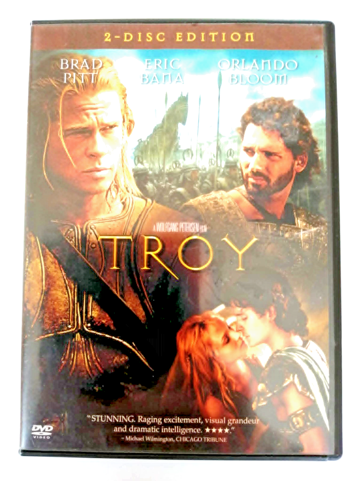 DVD Troy. Movie. Brad Pitt. Eric Bana. Orlando Bloom. Sean Bean. Peter O’Toole