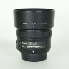 Nikon NIKKOR AF-S 50mm F/1.8G Lens - Black (2199) for sale online