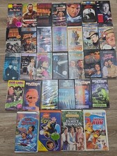 VHS Tapes Lot Of 31 Vintage Movies TV Mixed Bundle Tape Variety