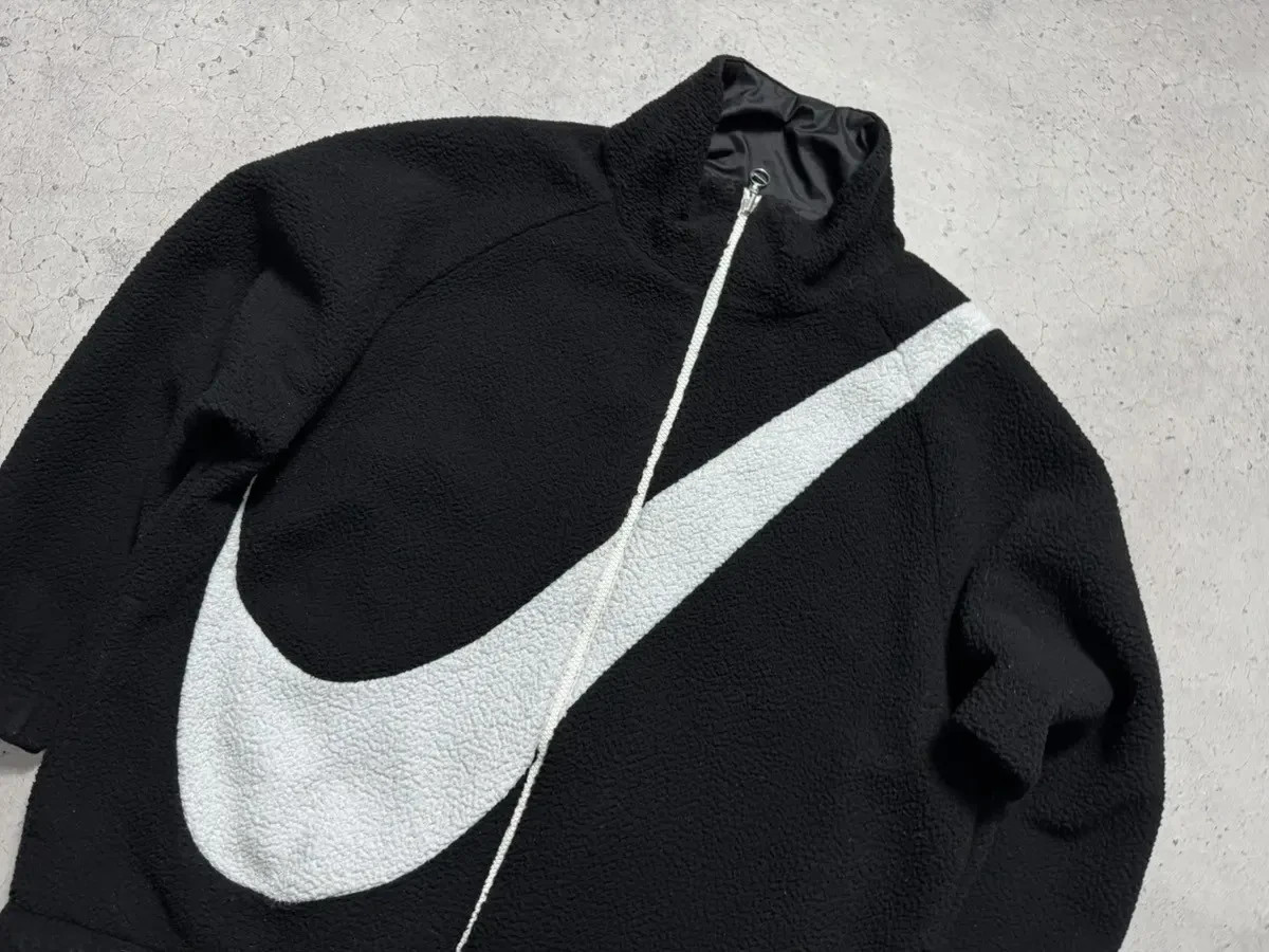 Nike Big Swoosh Sherpa Jacket Reversible Nylon Size M | eBay