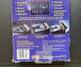 Galoob - Game Genie - Nintendo NES Game Cartridge Adapter W/ BOX! *TESTED* 📦