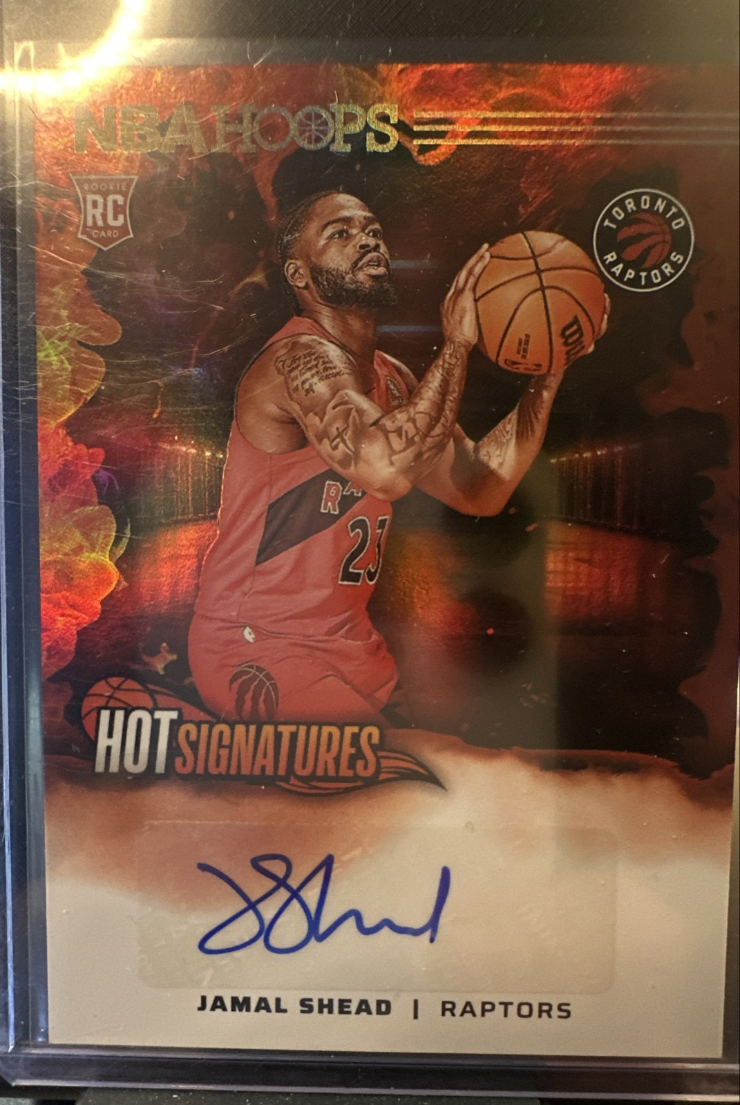 2024-25 Panini Nba Hoops - Hot Signatures Rookies Jamal Shead #HSR-SHE (AU, RC)